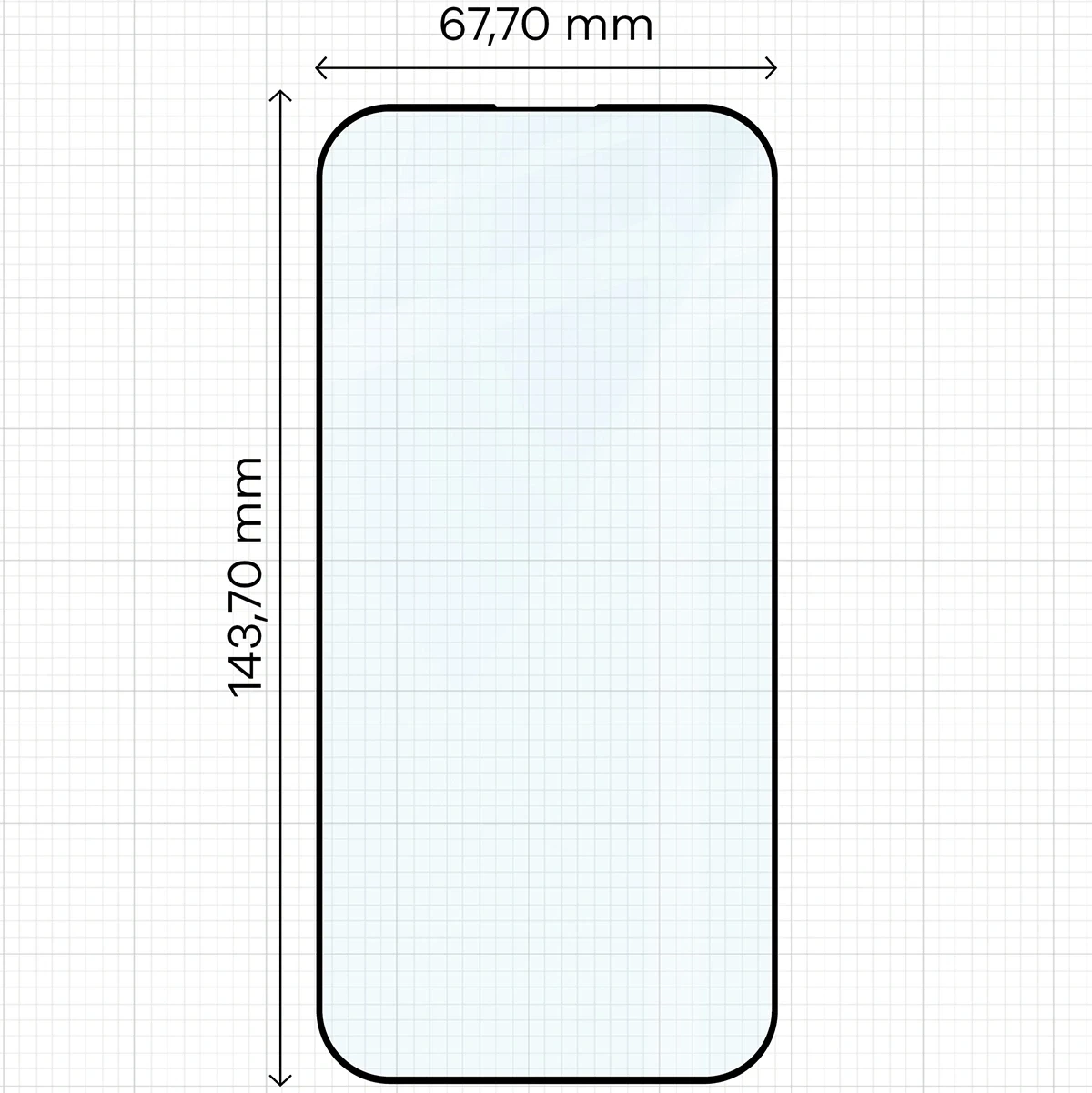 Szkło hartowane Bizon Glass Edge Duo do Apple iPhone 15 Pro czarna ramka [2 PACK]