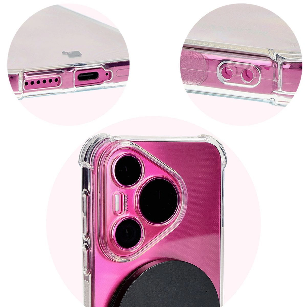 Bizon Case Salpa Huawei Pura 70 Pro / Pro+ clear