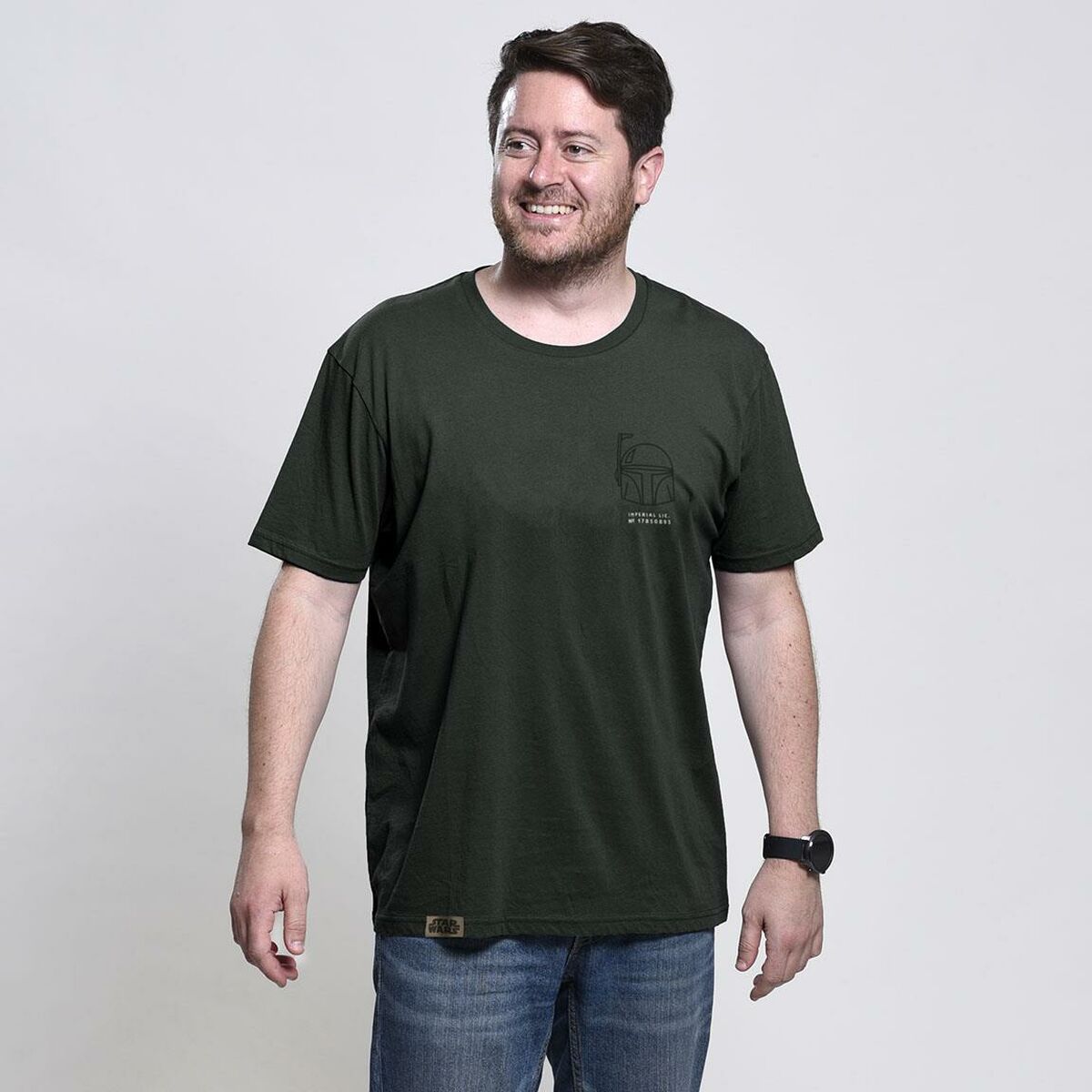 Men’s Short Sleeve T-Shirt Boba Fett Green