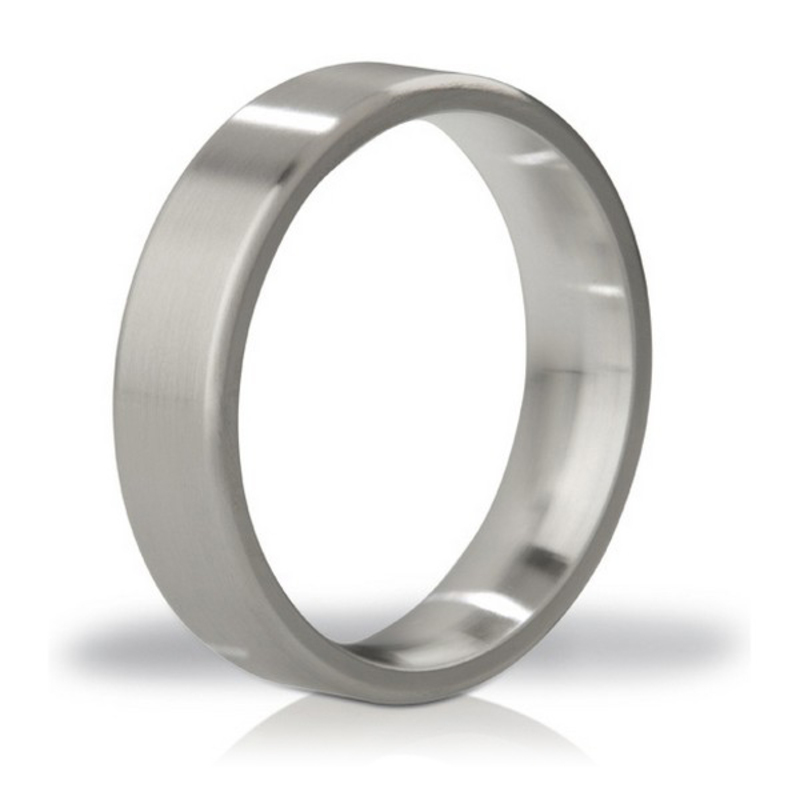 Duke Brushed Steel Love Ring Mystim