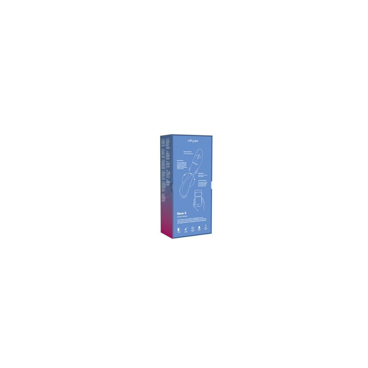 Cassini Anal Vibrator Black We-Vibe Blue Cassini Anal Vibrator Black We-Vibe Blue