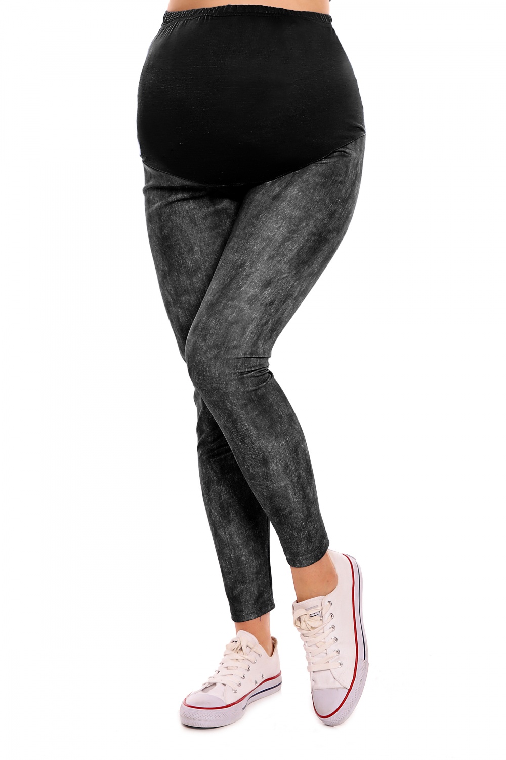  Maternity leggings model 125823 PeeKaBoo  black
