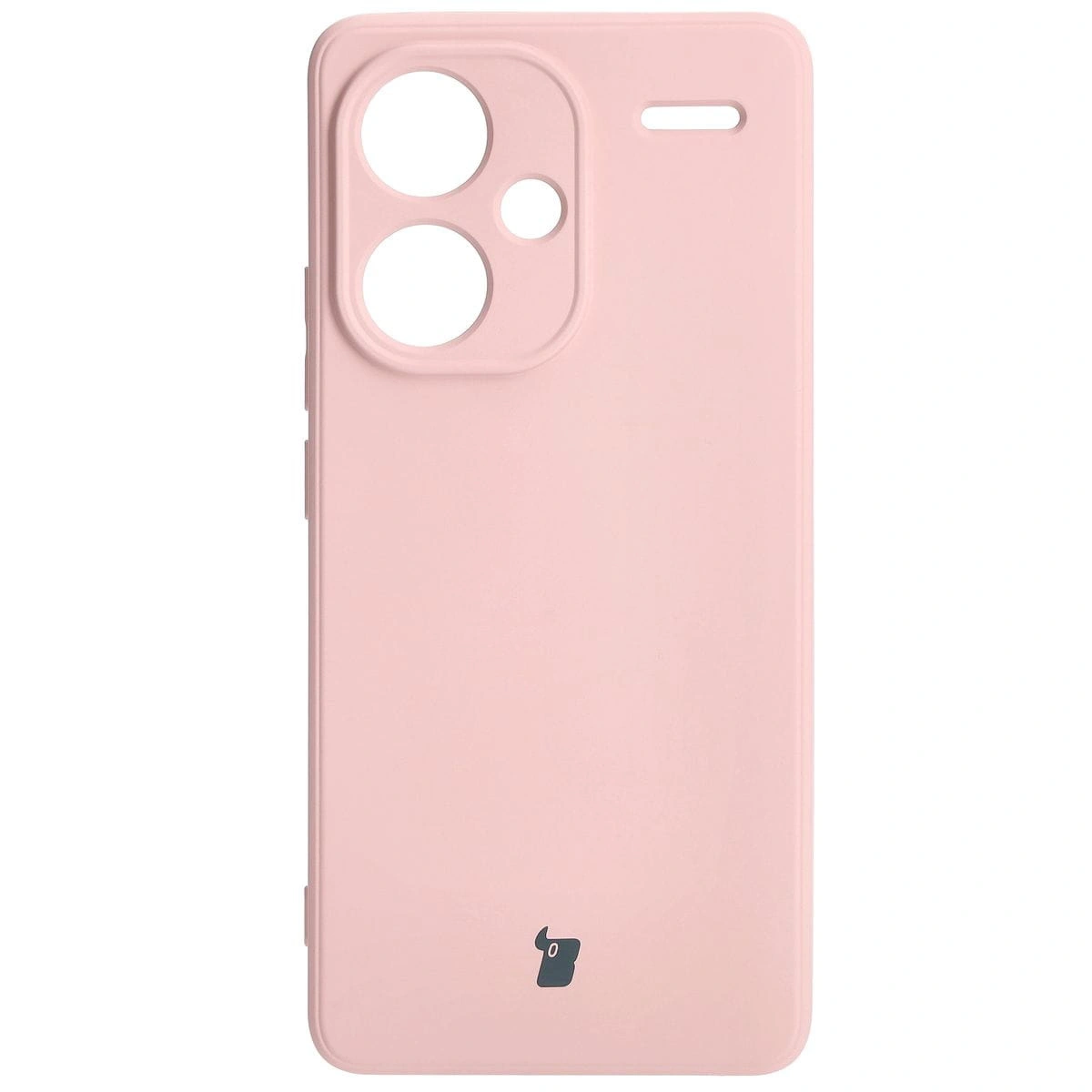Bizon Case Silicone Sq Xiaomi Redmi Note 13 Pro+ 5G light pink