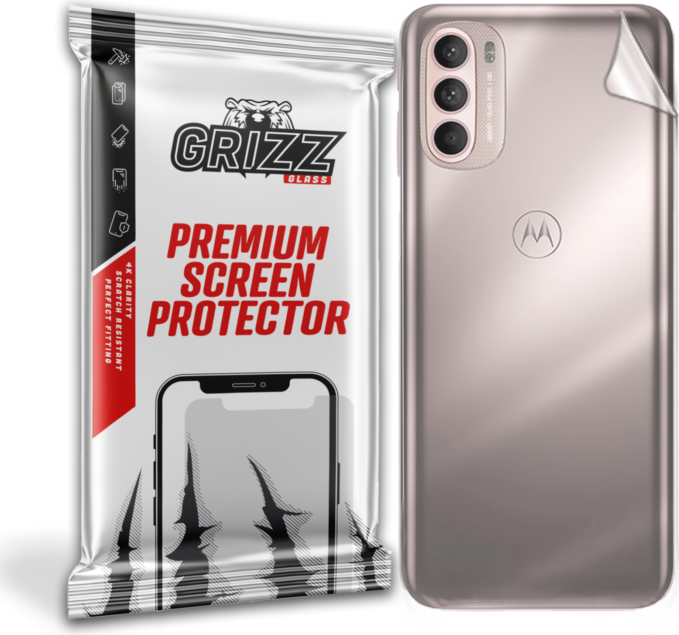 GrizzGlass SatinSkin Motorola Moto G41