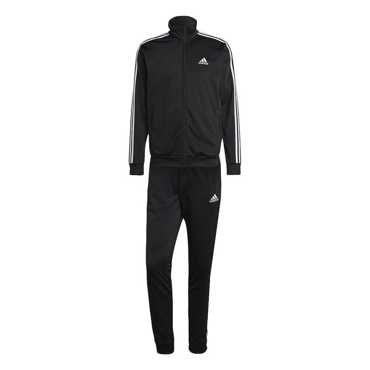 Tracksuit for Adults Adidas  3S TR TT TS IC6747  Black Men