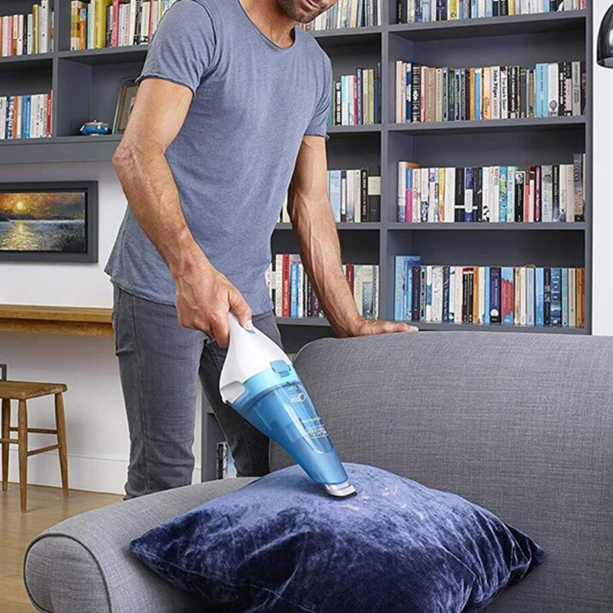 Cyclonic Hand-held Vacuum Cleaner Black & Decker WDC115WA-QW 0,38 L 65 dB 7W Blue