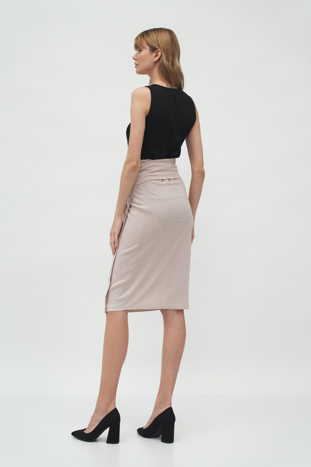  Skirt model 155377 Nife  beige