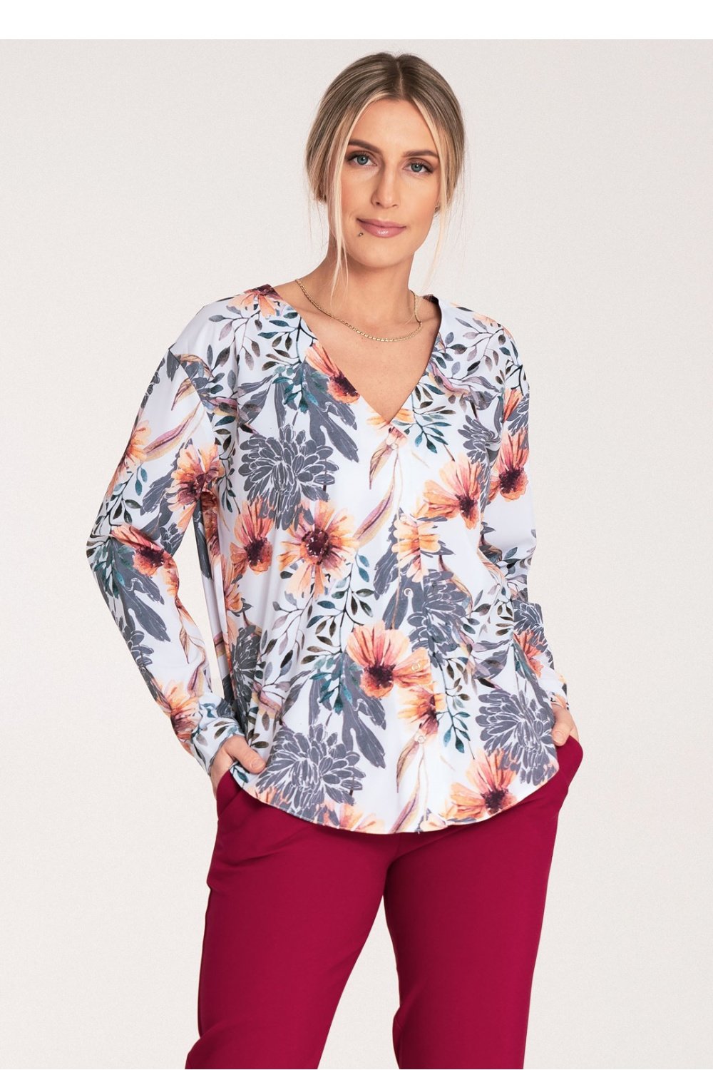  Long sleeve shirt model 204330 Figl  multicolor