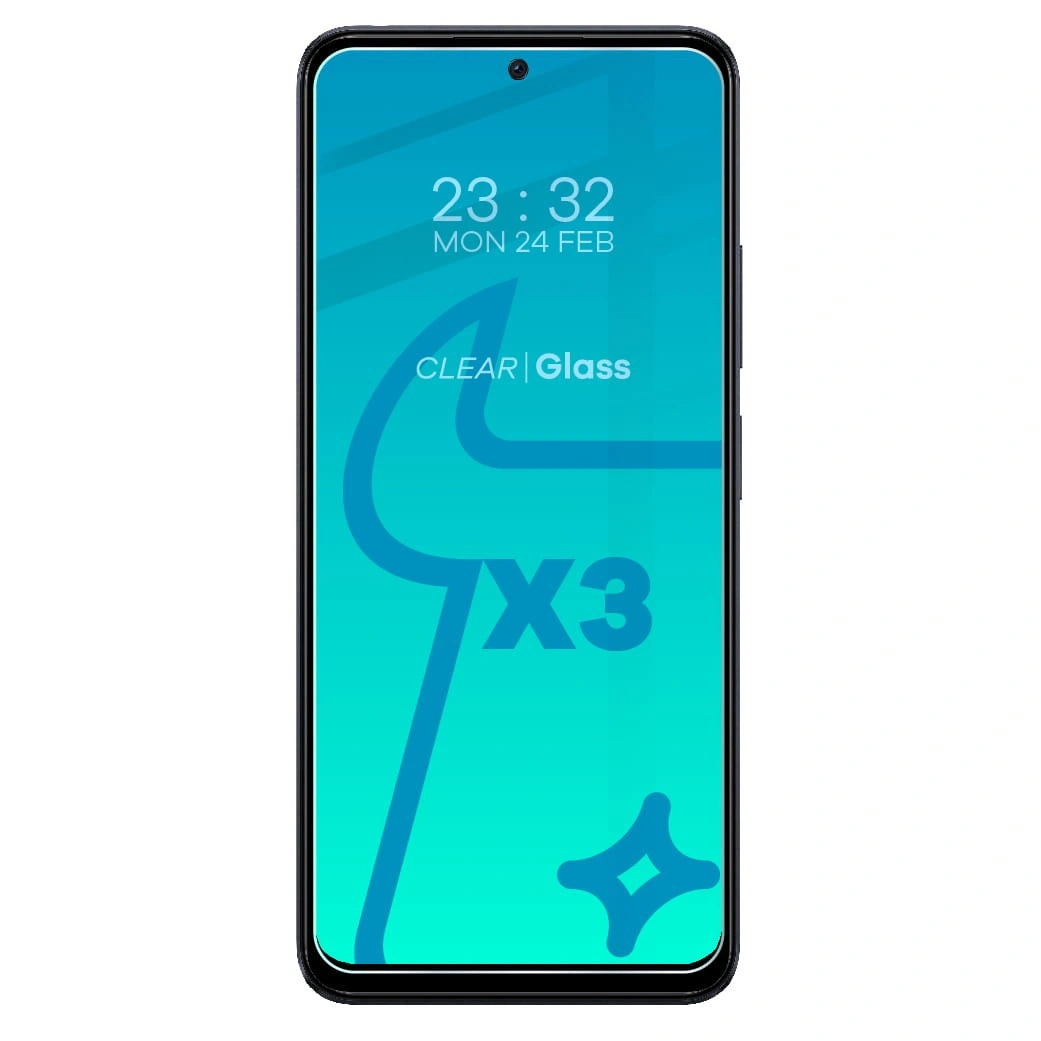 BIZON Clear 2 3x screen glass + camera glass Poco X5