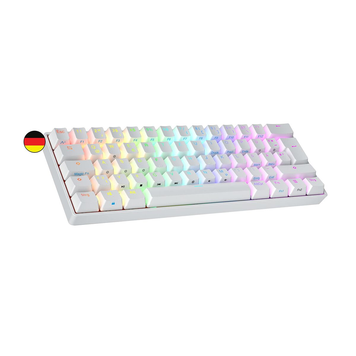 Keyboard Qwertz German White (Refurbished A)