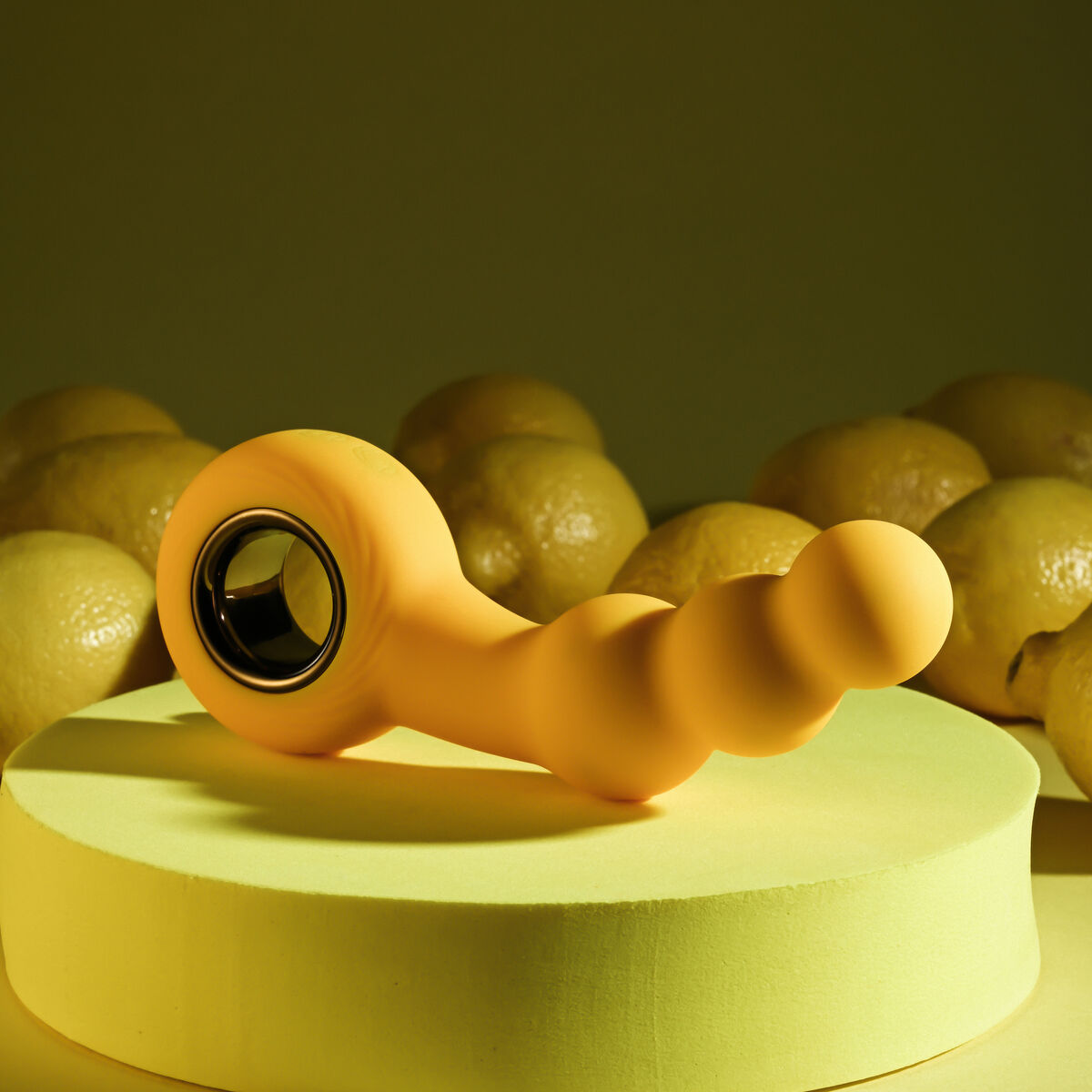 Vibrating Butt Plug Evolved Gender X Yellow Vibrating Butt Plug Evolved Gender X Yellow