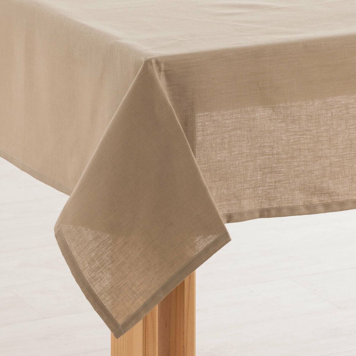 Tablecloth Mauré 250 x 150 cm Taupe