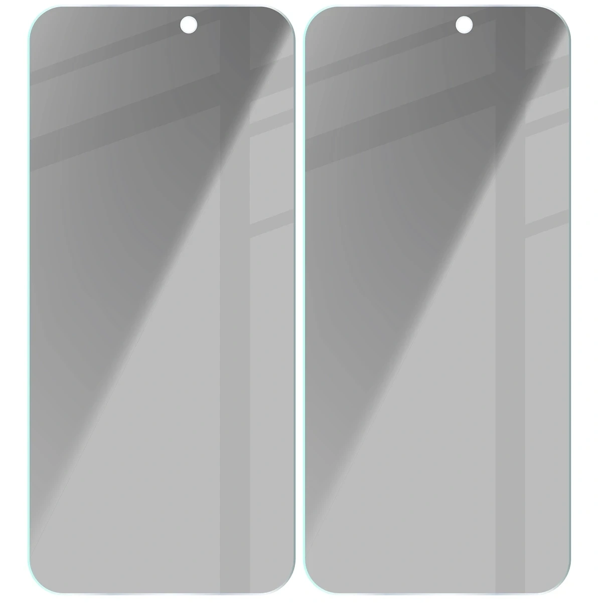 Prywatyzujące szkło hartowane Bizon Glass Clear Shadow do Apple iPhone 15 Plus / 15 Pro Max / 16 Plus przyciemniane [2 PACK]
