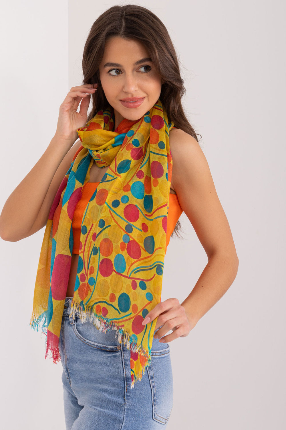  Neckerchief model 193168 AT  yellow