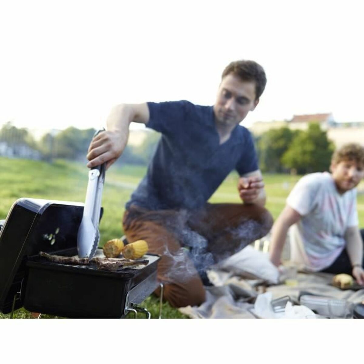 Barbecue Portable Weber Chrome-plated steel Charcoal