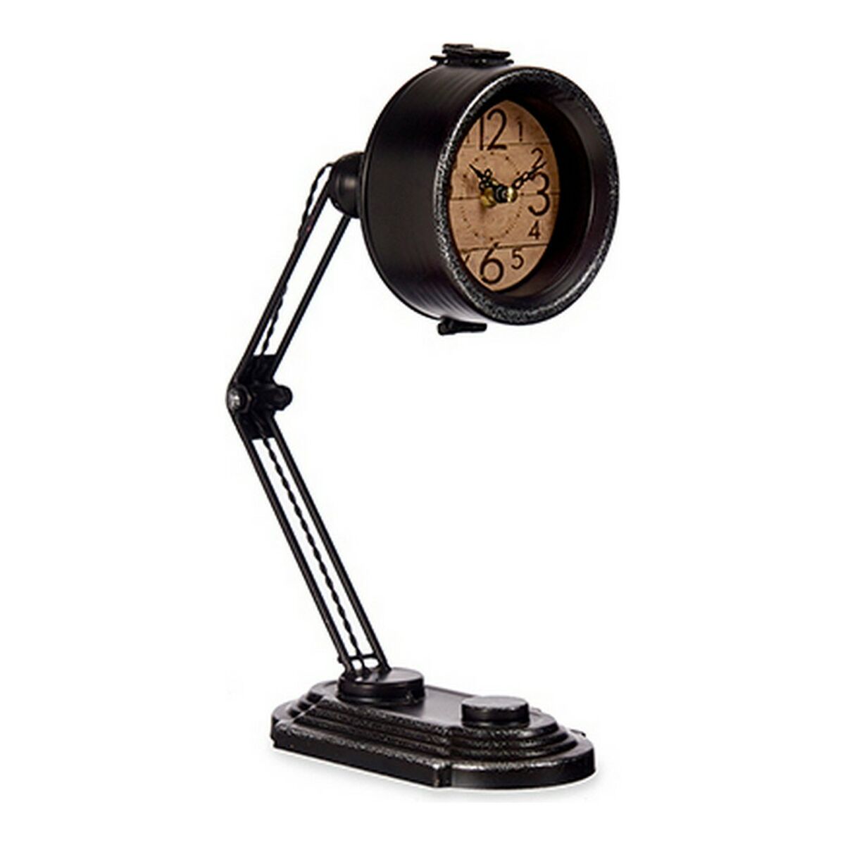 Table clock Adjustable lamp Metal (12 x 34 x 23 cm)