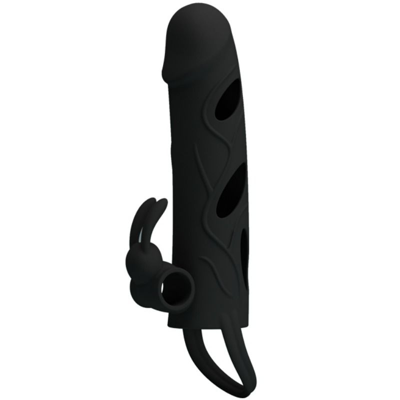 PRETTY LOVE VIBRATING SILICONE SLEEVE 14 CM 1.0