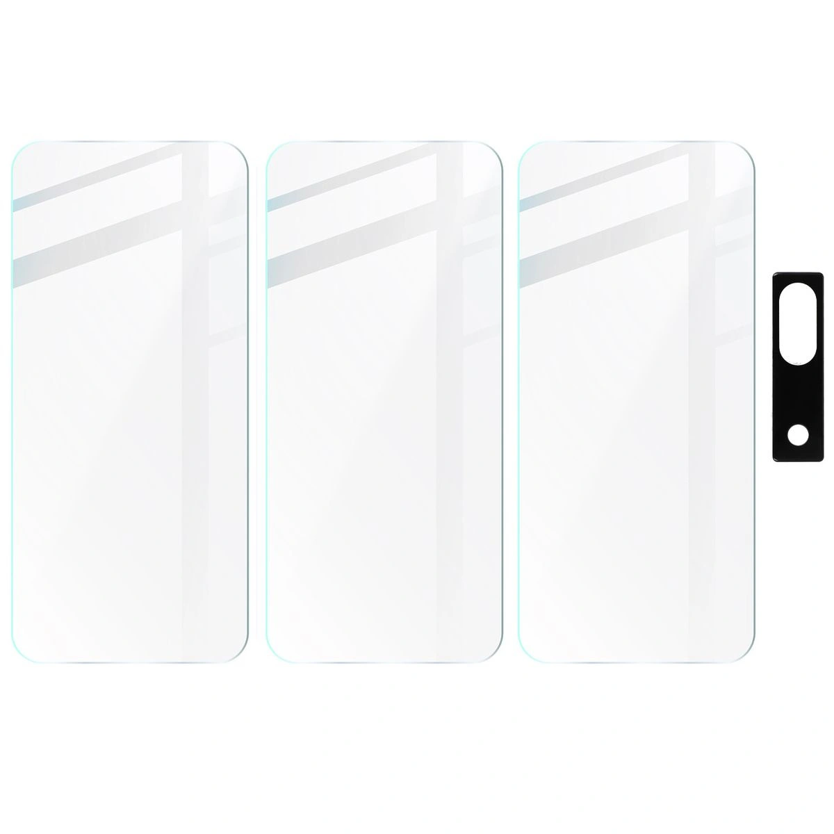 BIZON Clear 3x screen glass + camera glass Google Pixel 8a