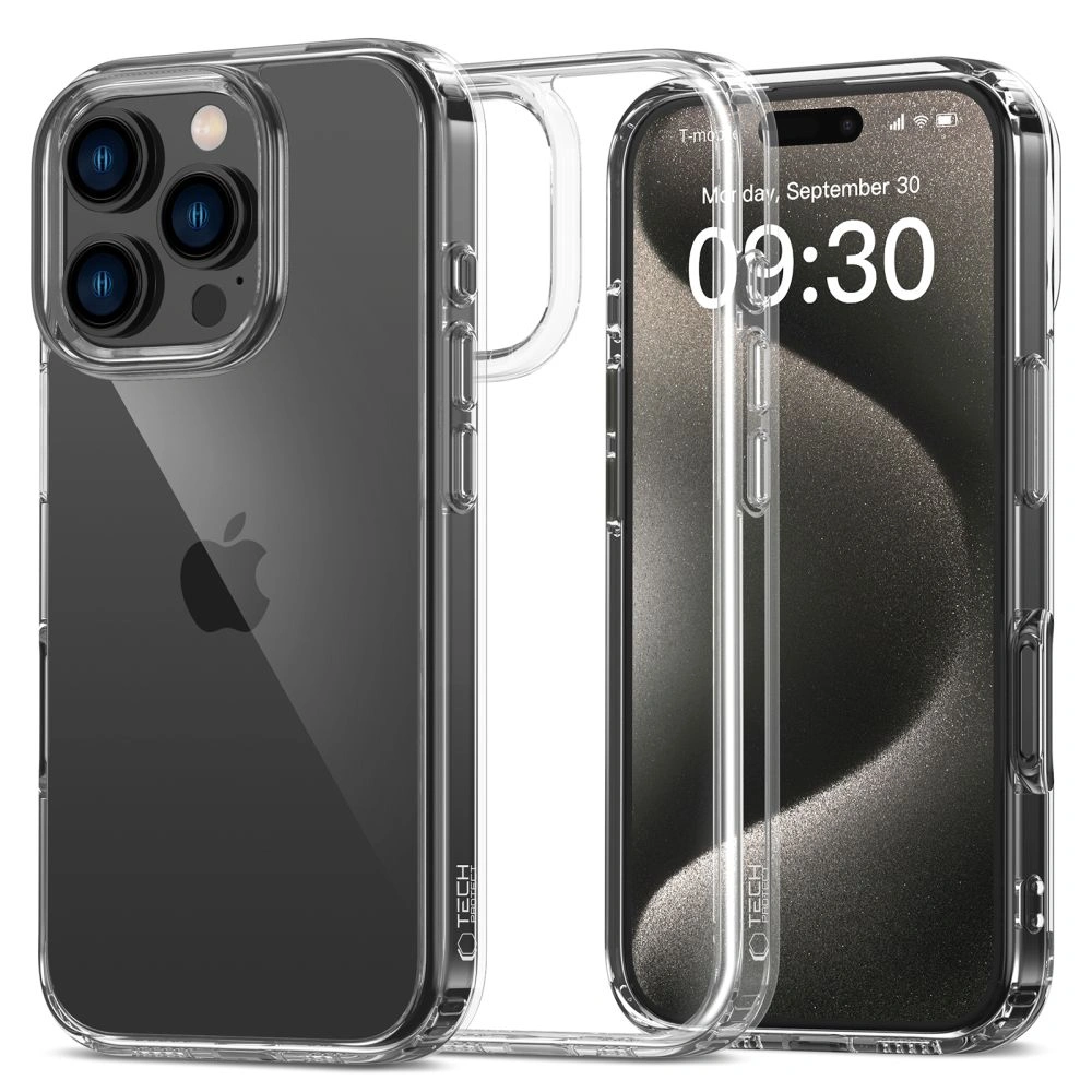 Case Tech-Protect Flexair Hybrid Apple iPhone 16 Pro Clear