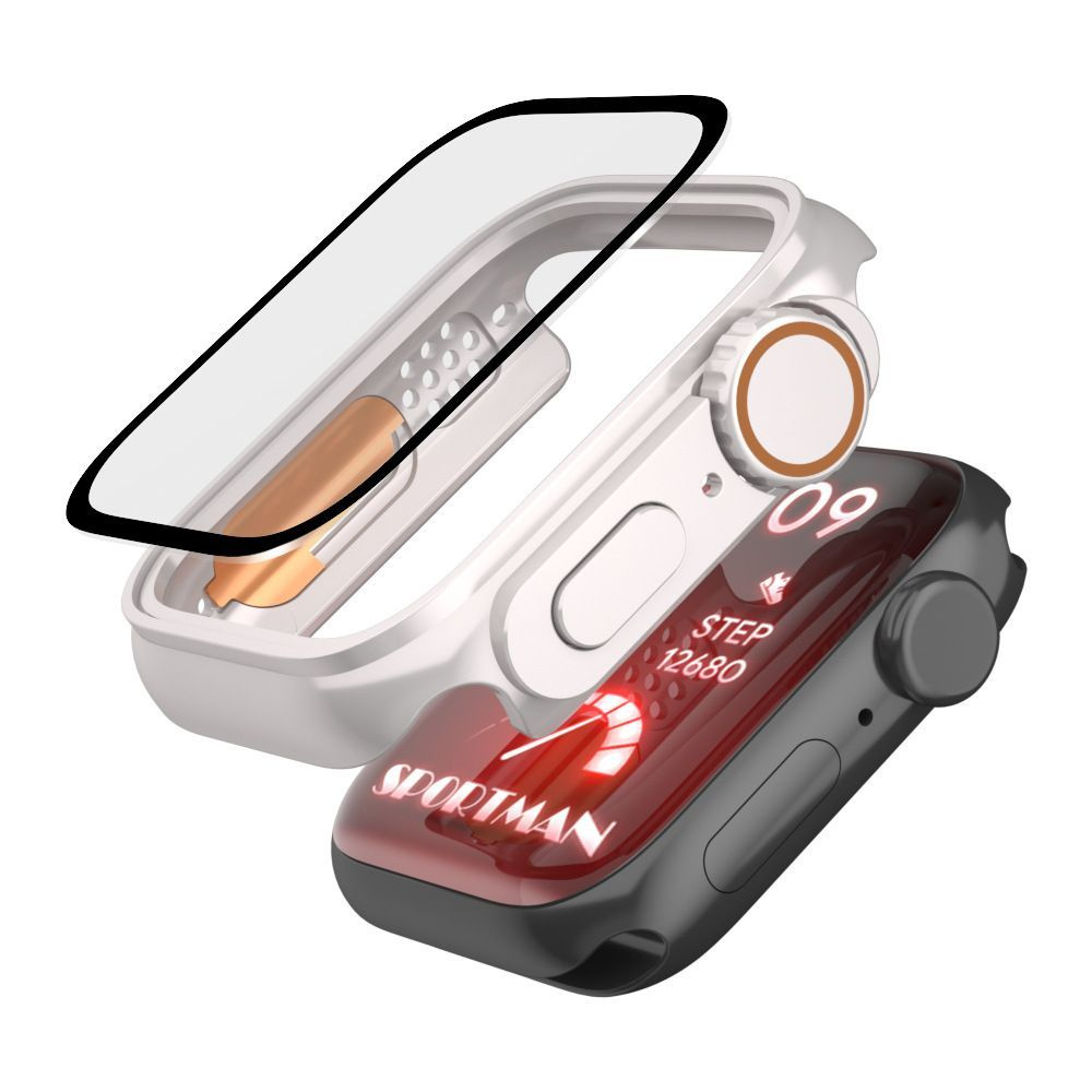 Tech-protect Defense360 Apple Watch 4/5/6/7/8/9/SE 44/45mm Black/orange