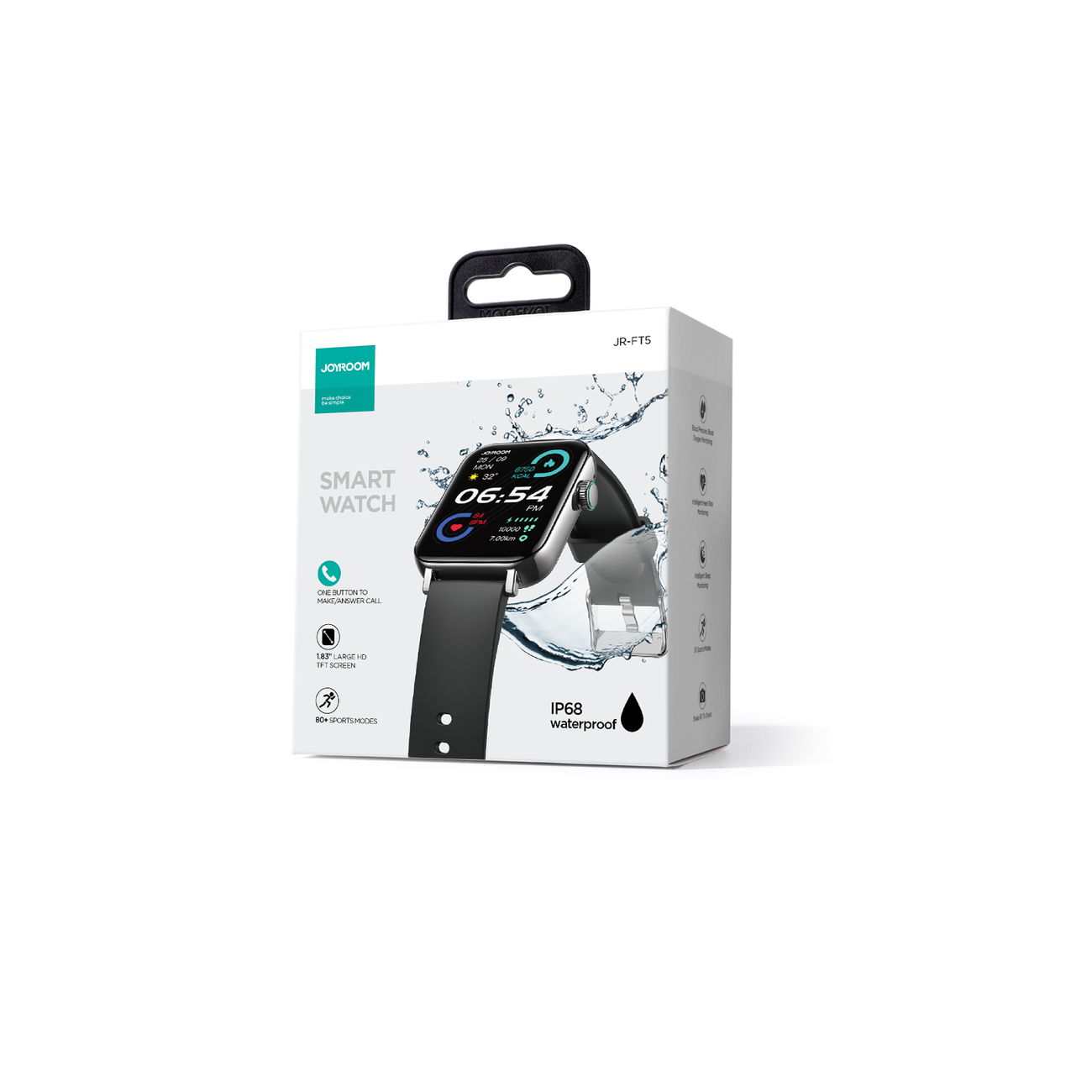 Smartwatch Joyroom JR-FT5 Fit-Life Series IP68 black