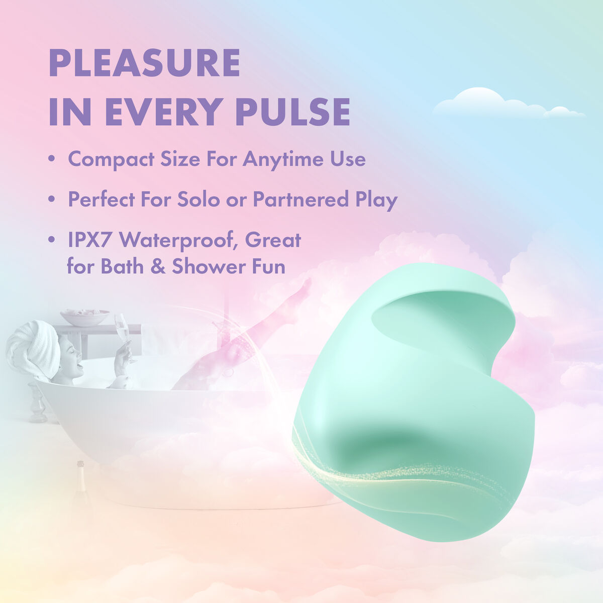 Massager Blush Play with me Green Massager Blush Play with me Green