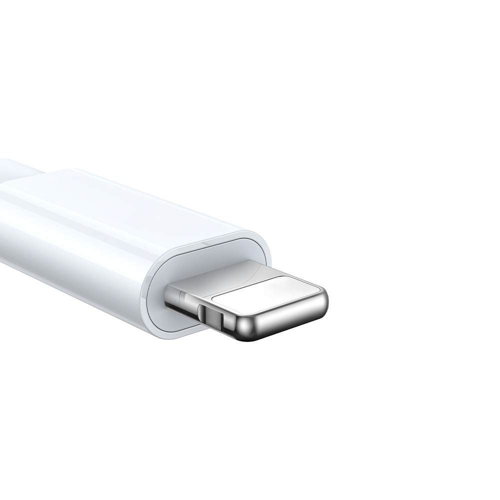 Joyroom S-IW007 3in1 cable USB-A / magnetic charger, USB-A, Lightning 1.2m white