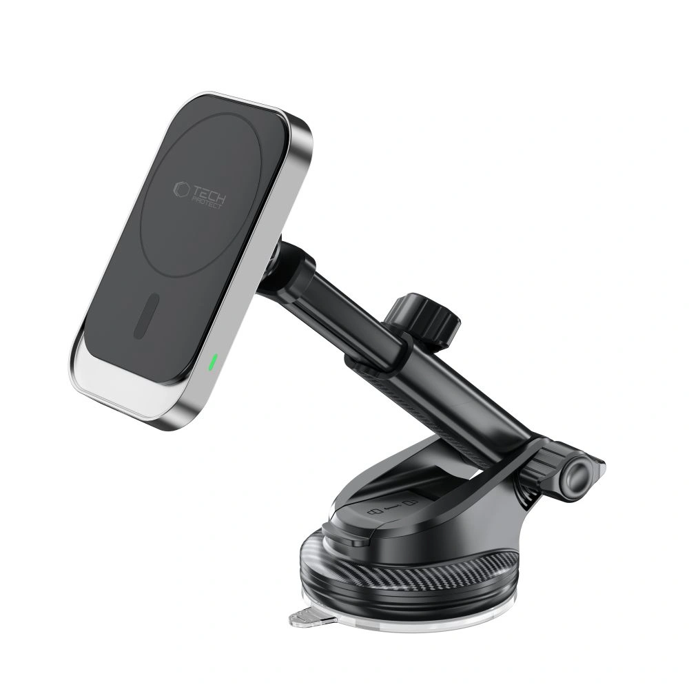 Tech-Protect MM15W-V9 Magnetic MagSafe Dashboard & Vent Car Mount Wireless Charger 15W Black
