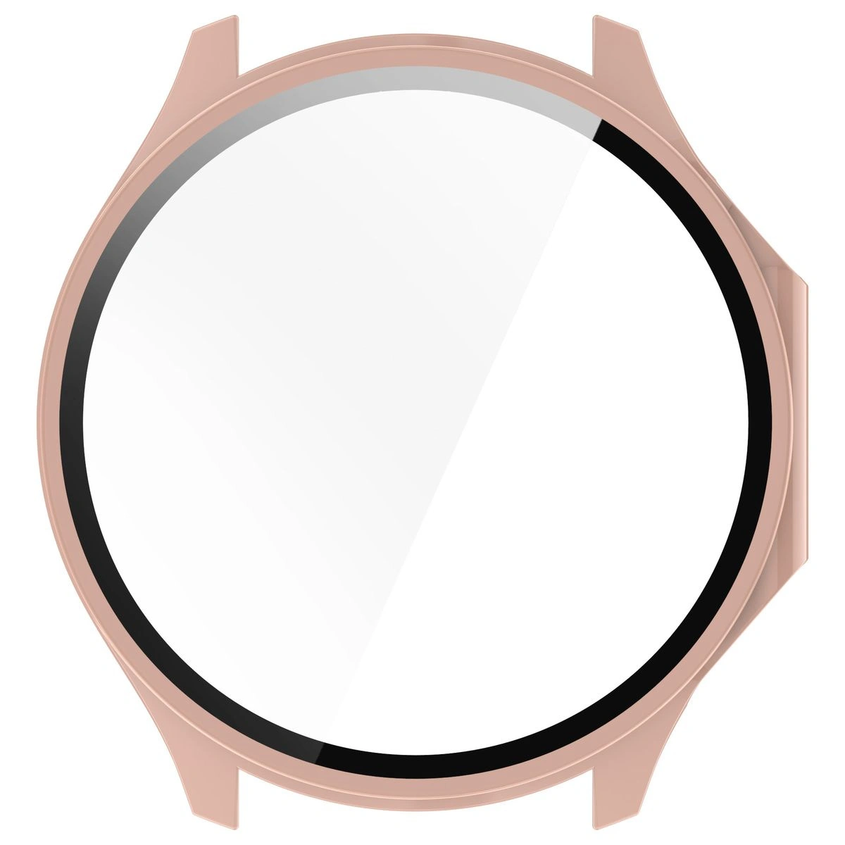 Bizon Case+Glass Watch OnePlus Watch 3 / Oppo Watch X2 pink