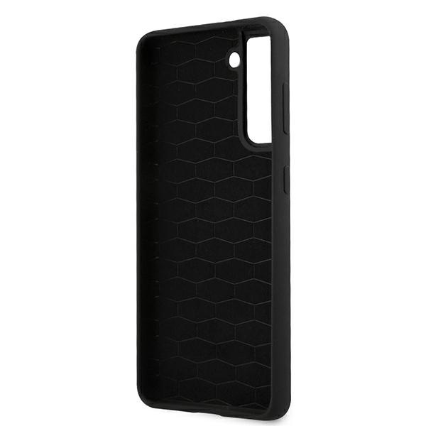 BMW BMHCS21MMSILBK Samsung Galaxy S21+ Plus black Silicone M Collection