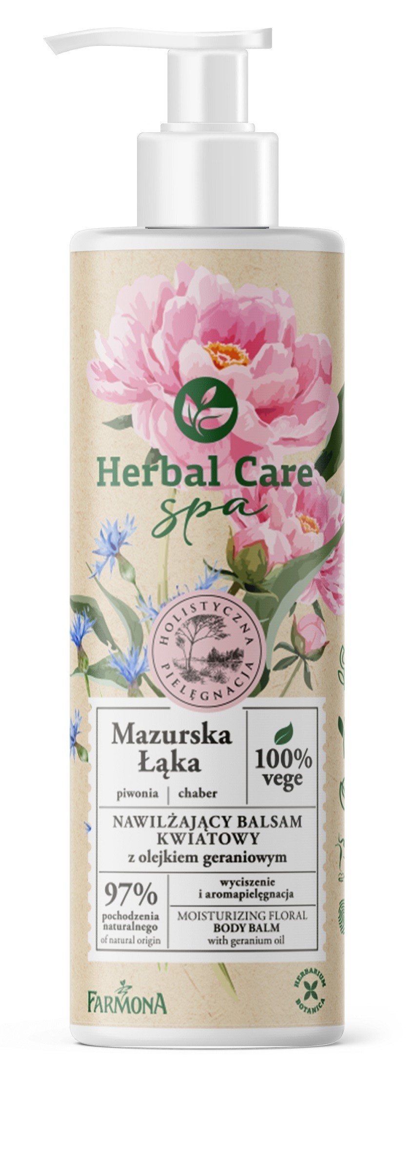 Farmona Herbal Care Spa Nawilżający Balsam kwiatowy Mazurska Łąka 400ml