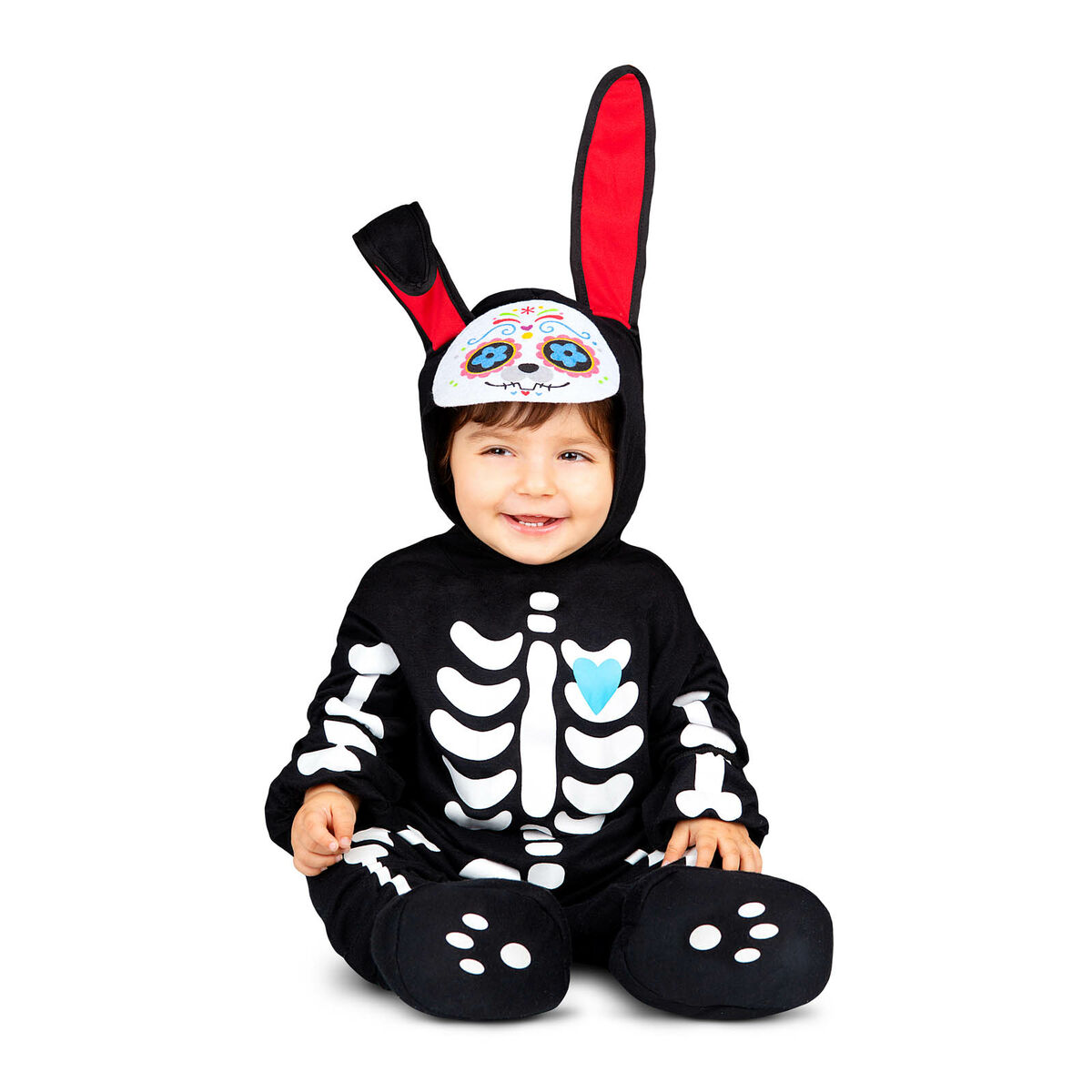 Costume for Babies My Other Me Rabbit Day of the dead (3 Pieces)