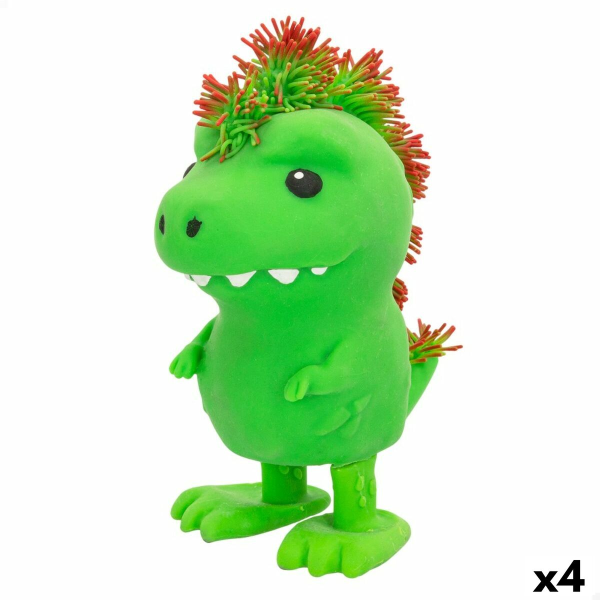 Fluffy toy Eolo Jiggly Pets Dinosaur 10 x 20,5 x 15 cm Plastic (4 Units)