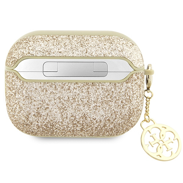 Guess GUAP2GLGSHD Apple AirPods Pro 2 gold Glitter Flake 4G Charm