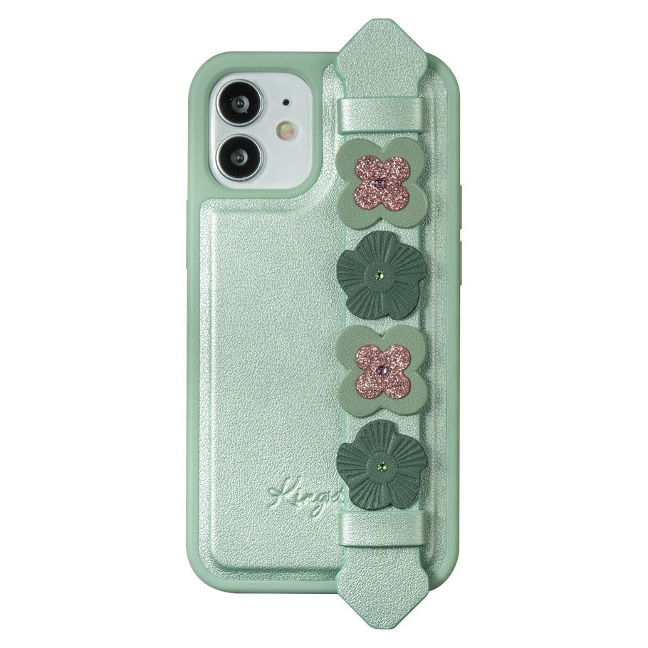Kingxbar Sweet Swarovski Apple iPhone 12 Pro Max green