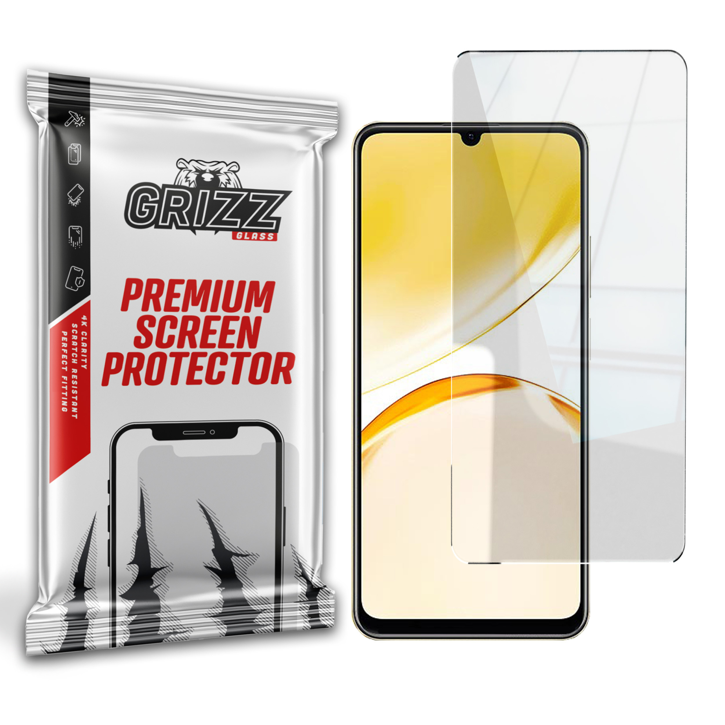 GrizzGlass HybridGlass Realme Narzo N53