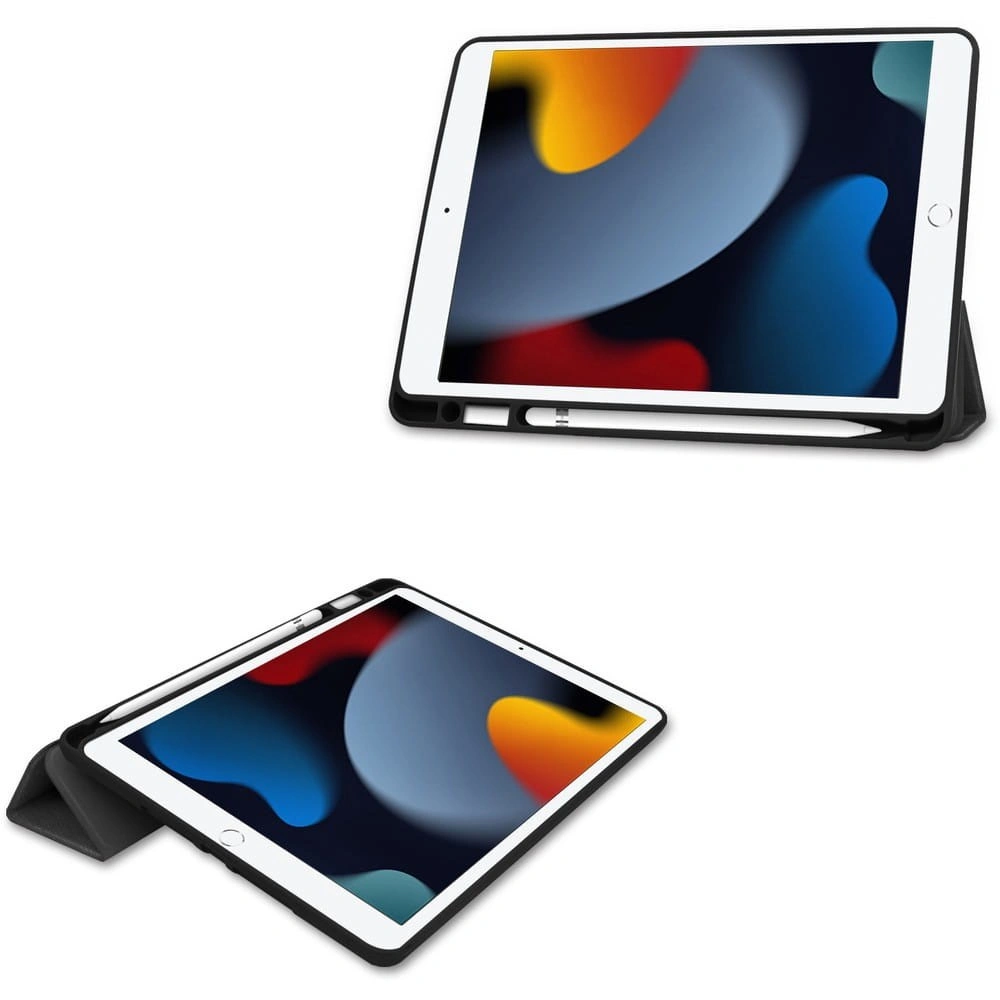 Bizon Case Tab Lizard Apple iPad 9/8/7 10.2 2021/2020/2019 black