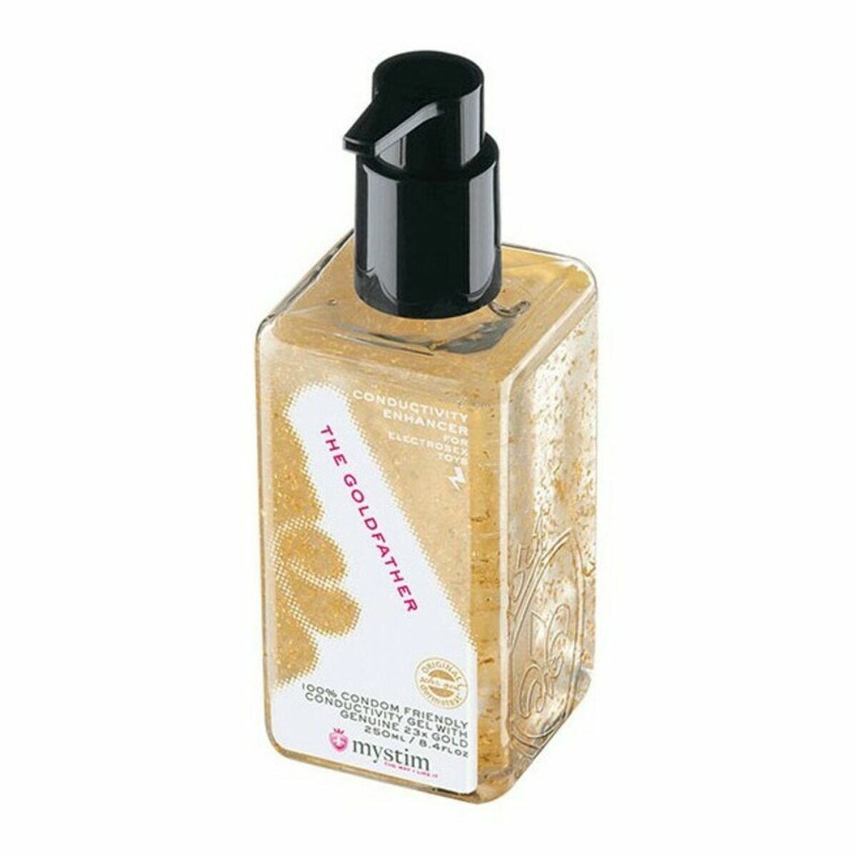 Slide Waterbased Lubricant Mystim The Goldfather Conductive