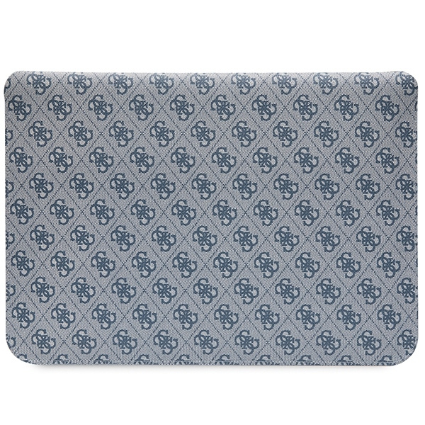 Guess Sleeve GUCS14PS4SGB 14 inch blue 4G Stripe Metal Logo