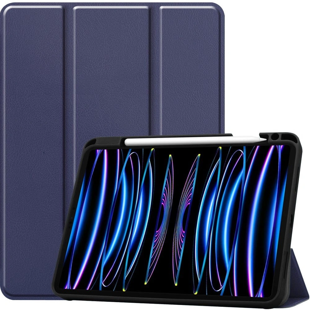 Bizon Case Tab Lizard Apple iPad Pro 11 2022/2021/2020/2018 navy blue