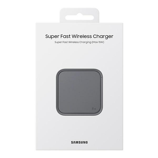 Samsung EP-P2400TB Fast Wireless Charger 15W + Wall Charger dark gray