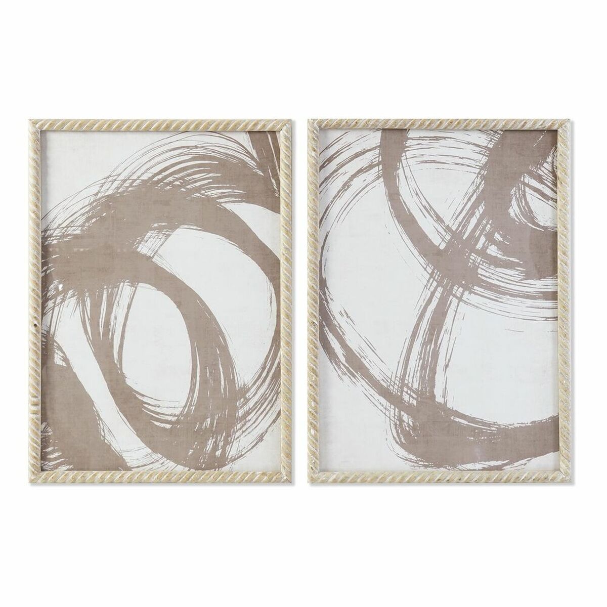 Painting DKD Home Decor 50 x 2,5 x 70 cm Abstract Modern (2 Units)