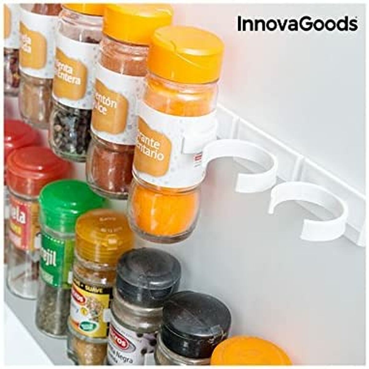 Spice Rack InnovaGoods IG114086 White Self-adhesives