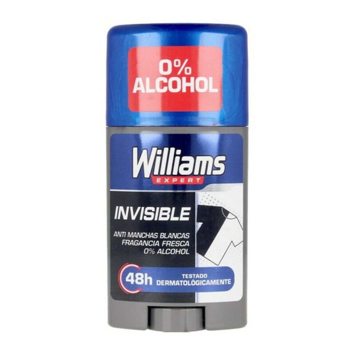 Stick Deodorant Invisible Williams Invisible H (75 ml) 75 ml