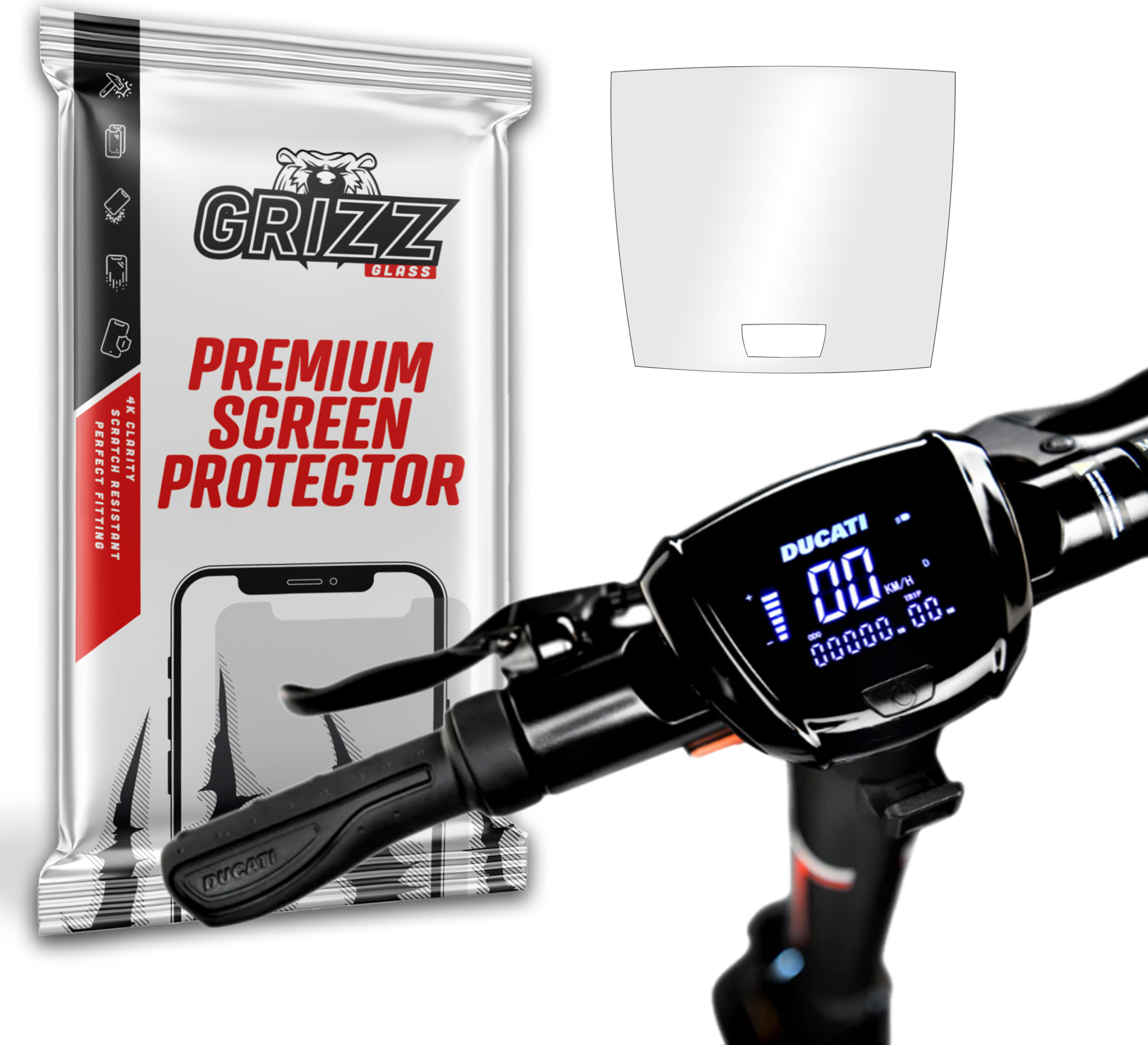 GrizzGlass Hydrofilm DUCATI PRO III