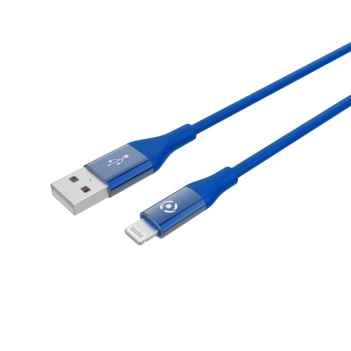 Lightning Cable Celly USBLIGHTCOLORBL Dark blue 1 m (1 Unit)