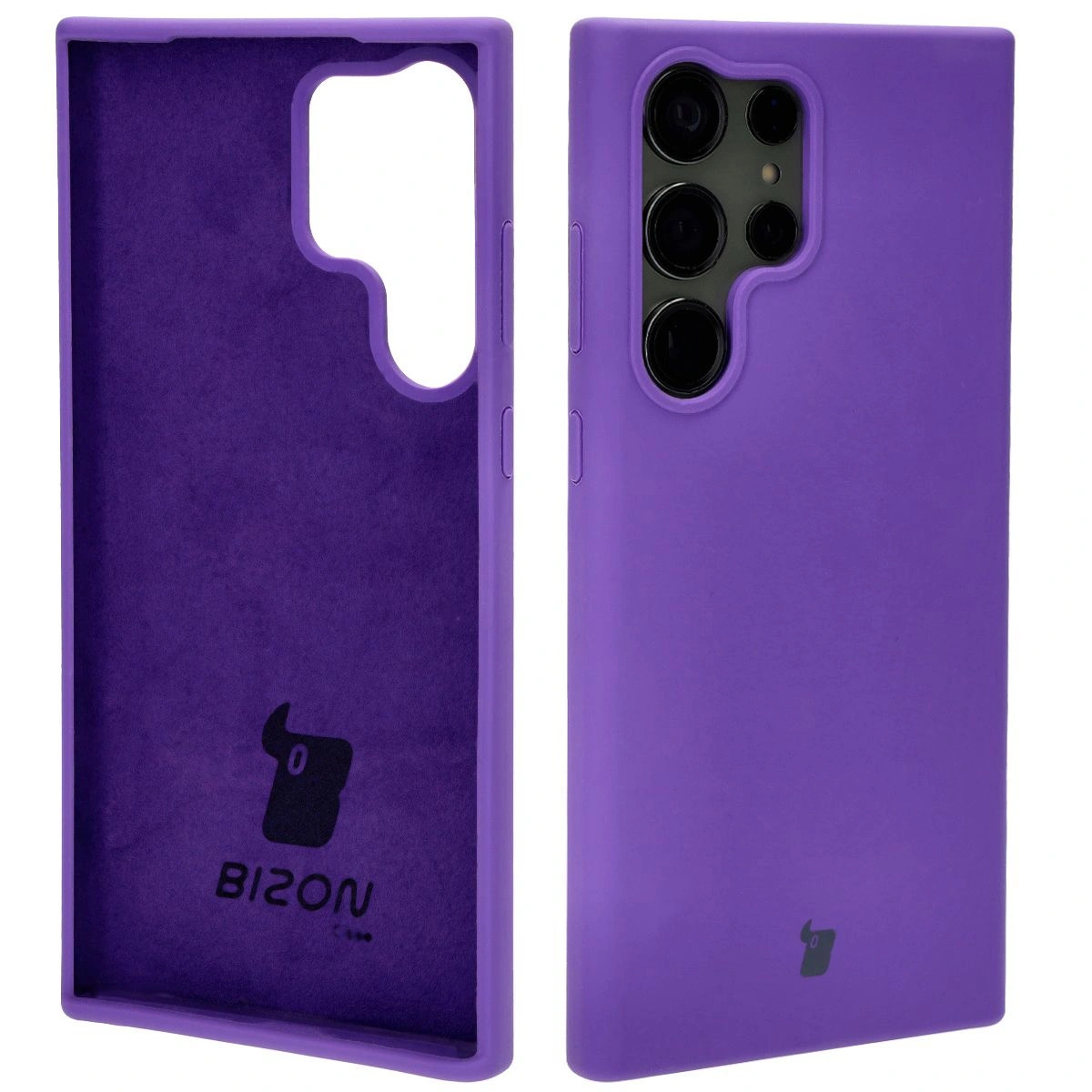 Bizon Soft Case Samsung Galaxy S23 Ultra purple