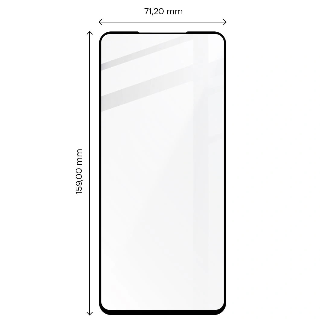 Bizon Glass Edge tempered glass - [2 PACK] + lens protection Xiaomi Poco F4 black