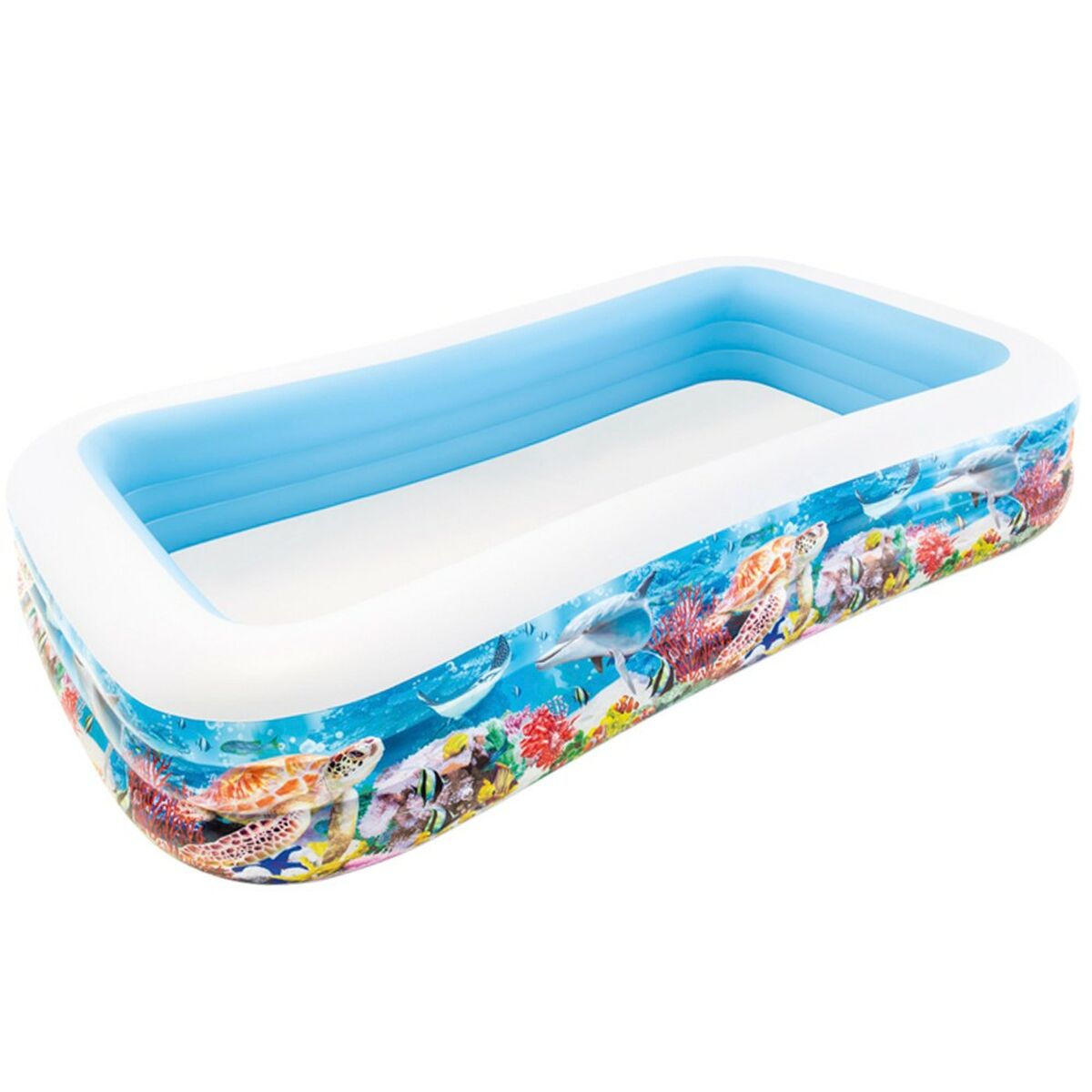 Inflatable Paddling Pool for Children Intex Tropical 305 x 56 x 183 cm 1020 L (2 Units)