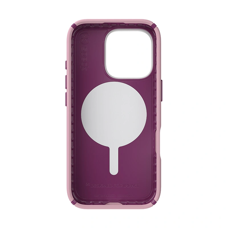 Case Speck Presidio2 Pro ClickLock & MagSafe Apple iPhone 16 Pro (Wednesday Pink / Boysenberry Purple / White)